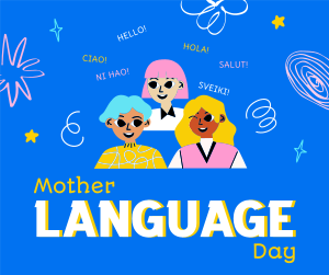 Mother Language Celebration Facebook post Image Preview