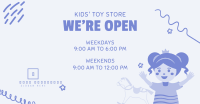 Toy Shop Hours Facebook ad Image Preview