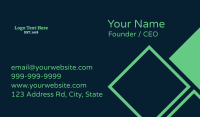 Window Square Business Card