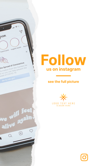 Follow Us On Instagram Facebook story Image Preview