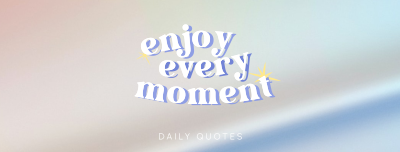 Cute Inspirational Quote Facebook cover Image Preview