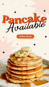 Pancakes Now Available Instagram reel Image Preview
