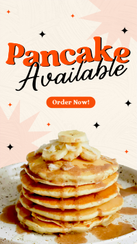 Pancakes Now Available Instagram Reel Design