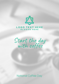 Coffee Day Flyer Design