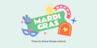 Happy Mardi Gras Twitter post Image Preview