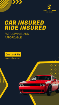 Insured Ride Instagram story Image Preview