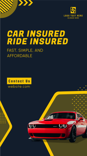 Insured Ride Instagram story Image Preview
