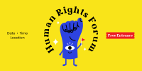 Rights Forum Twitter Post Design