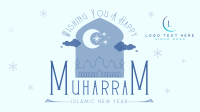 Wishing You a Happy Muharram Facebook Event Cover Design