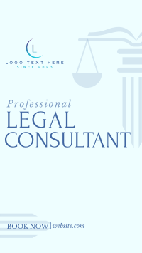 Professional Legal Consultant Instagram Story Design