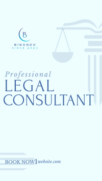 Professional Legal Consultant Instagram story Image Preview