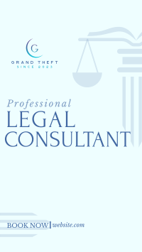 Professional Legal Consultant Instagram story Image Preview