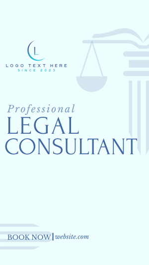Professional Legal Consultant Instagram story Image Preview