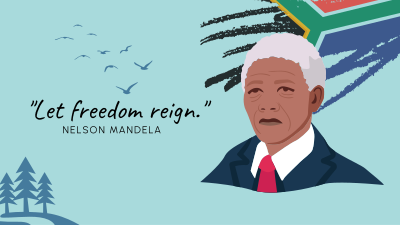 Nelson Mandela  Freedom Day Facebook event cover Image Preview