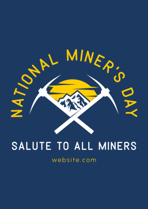 Salute to Miners Poster Image Preview