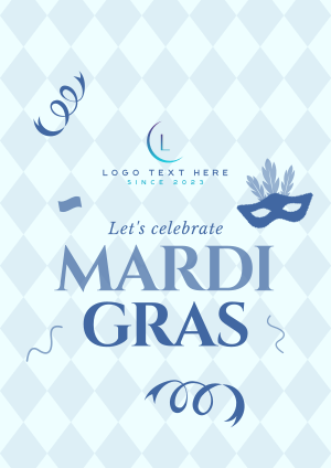 Mardi Gras Celebration Flyer Image Preview