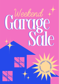 Weekend Yard Sale Poster Design