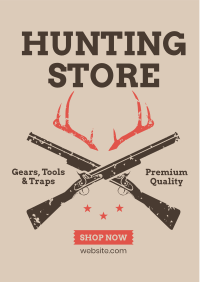 Hunting Gears Flyer Design
