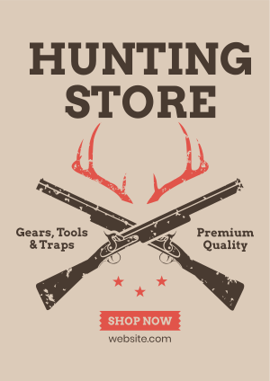 Hunting Gears Flyer Image Preview