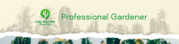 Professional Gardener LinkedIn Banner Image Preview