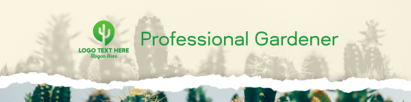 Professional Gardener LinkedIn Banner Design Image Preview