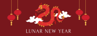 New Year of the Dragon Facebook Cover Image Preview