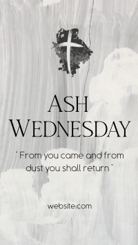 Ash Wednesday Celebration Facebook story Image Preview