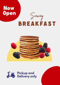 New Breakfast Diner Flyer Image Preview