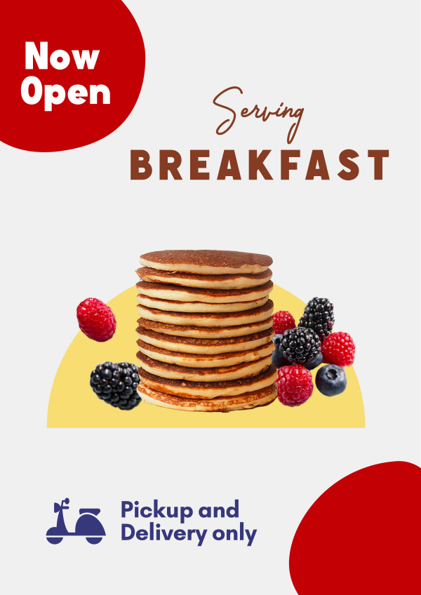 New Breakfast Diner Flyer Design