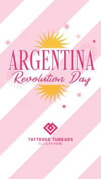 Argentina Revolution Day TikTok Video Image Preview