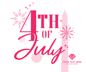 4th of July Text Facebook post Image Preview