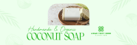 Organic Coconut Soap Twitter Header Design