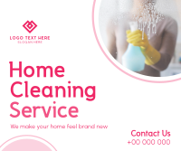 Quality Cleaning Service Facebook Post Design