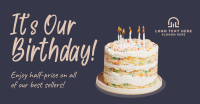 Business Birthday Greeting Facebook Ad Design