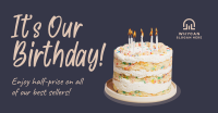 Business Birthday Greeting Facebook ad Image Preview