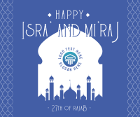 Isra' and Mi'raj Night Facebook post Image Preview