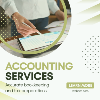 Accounting and Finance Service Instagram Post Design