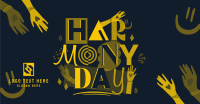 Fun Quirky Harmony Day Facebook Ad Design