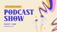 Playful Podcast Facebook event cover Image Preview