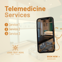 Telemedicine Services Instagram post Image Preview