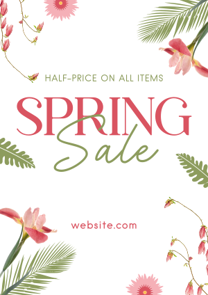 Sale of Spring Flyer Image Preview