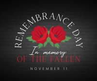 Day of Remembrance Facebook Post Design