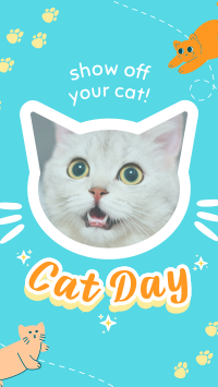 Show off your cat! Facebook story Image Preview