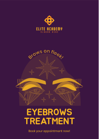 Eyebrows Treatment Flyer Image Preview