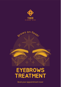 Eyebrows Treatment Flyer Image Preview