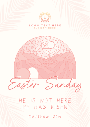 Modern Easter Sunday Poster Image Preview