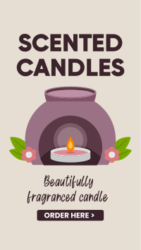 Fragranced Candles Instagram story Image Preview