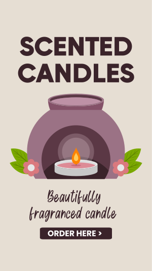 Fragranced Candles Instagram story Image Preview