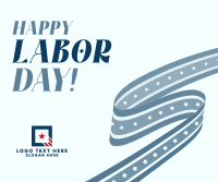 Labor Day Streamer Facebook Post Design