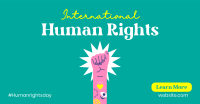 Human Rights Day Facebook Ad Design